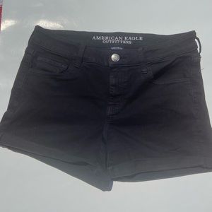 2 pair of black American Eagle Outfitters shorts